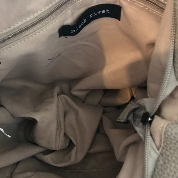 Black Rivet Hobo Purse - Picture 10 of 11